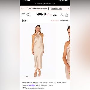 Show Me Your Mumu Jasmine Halter Midi Dress